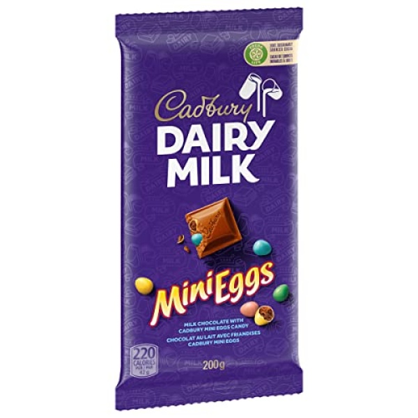 Cadbury Dairy Milk Chocolate with Mini Eggs, 200g