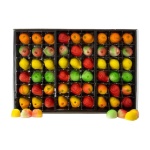 Marzipan Candy Fruit Assorted Shapes Gift Box 54 PCs