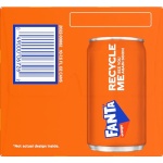 FANTA ORANGE CAN 222 ML X10