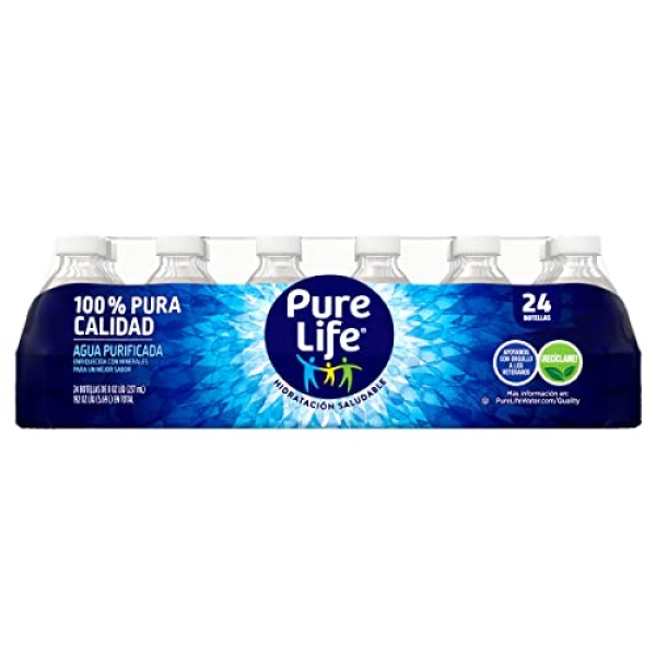 Pure Life Purified Water, 240 ml, 24 Pack