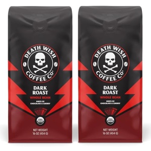 Death Wish Coffee Dark Roast Beans 454g (Pack of 2)