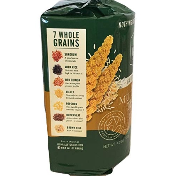 Organic Multigrain Gluten-Free Rice Cakes 120g (6 Pack)