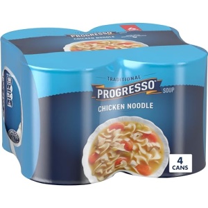 Progresso Traditional Chicken Noodle Soup, 540g, 4 Pack