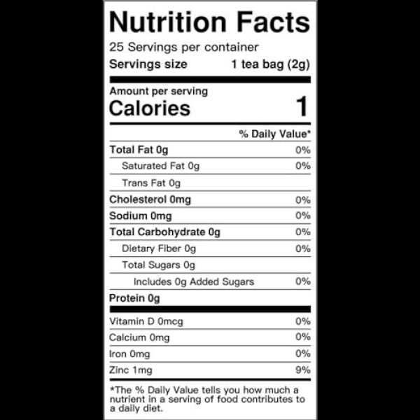 Organic Herbal Tea with 8 Super Ingredients, 50g