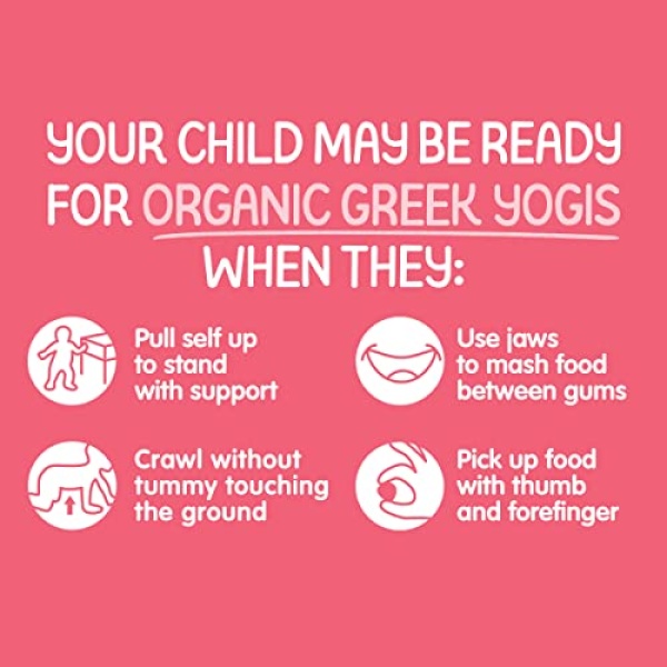 Happy Baby Greek Yogis, Strawberry & Banana, 28g