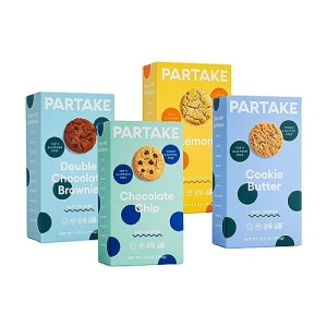 Gluten Free Partake Soft Vegan Cookies – 4 Box Variety
