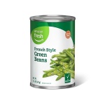 Amazon Fresh Canned French Style Green Beans, 411g