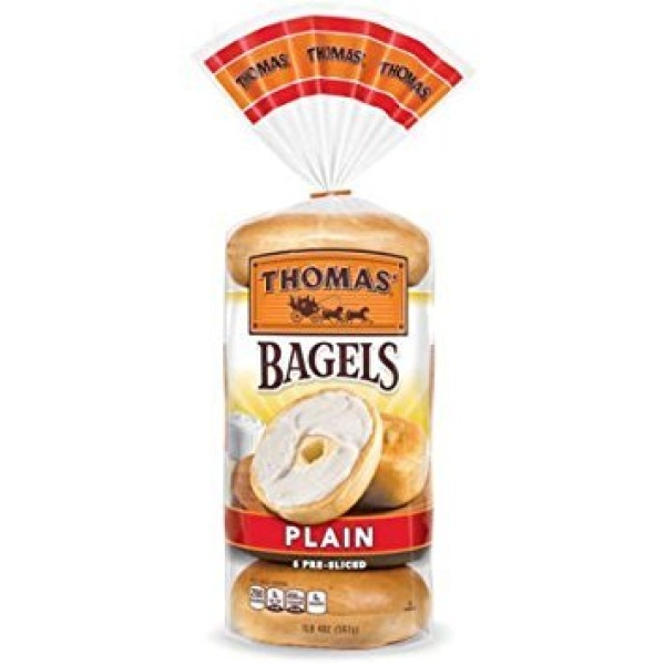 Thomas' Plain Bagels, 6 ct, 567 g