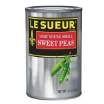 Le Sueur Very Young Small Sweet Peas 425g (Pack of 6)