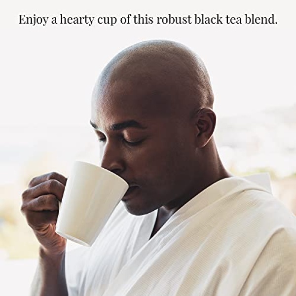The Republic of Tea British Breakfast Tea 80g Tin, 50 Bags