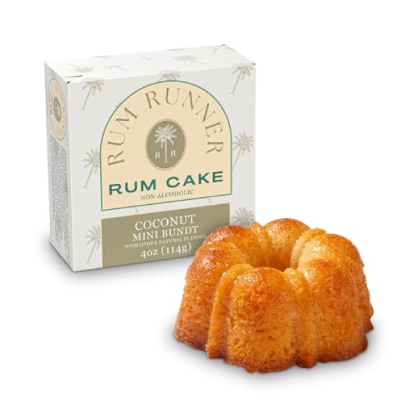 Rum Runner Coconut Rum Cake, Moist & Flavorful, Real Coconut