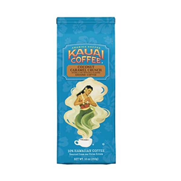 Kauai Coffee Coconut Caramel Crunch Medium Roast, 283g