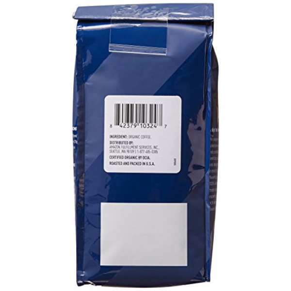Amazon Fresh Organic Peru Whole Bean Coffee, Medium Roast