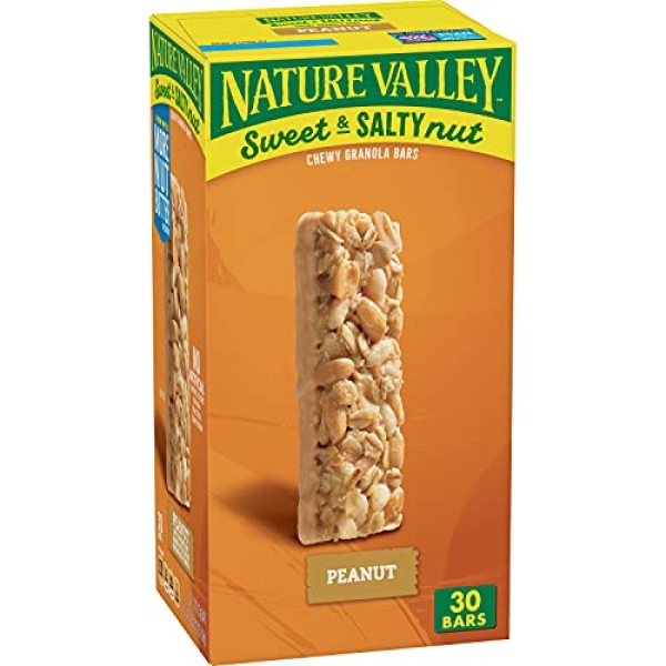 Nature Valley Sweet & Salty Peanut Bars, 30 Pack, 1.02 kg