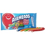 Airheads Soft Filled Candy Ropes, Fruit Flavors, 57g, Box of 18