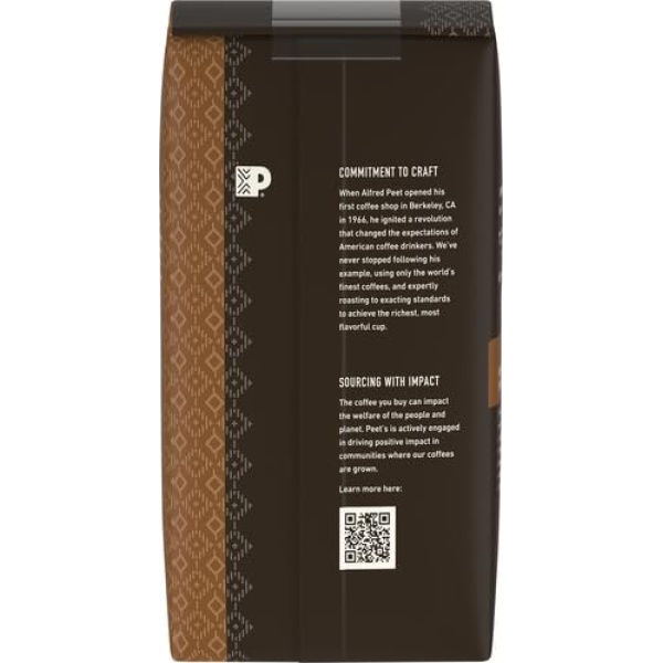 Peet's Dark Roast Whole Bean Coffee - Major Dickason's 510g