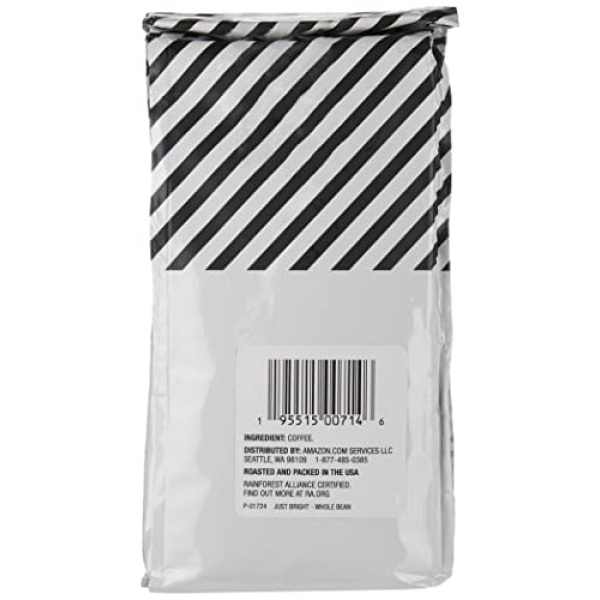 Amazon Fresh Light Roast Whole Bean Coffee, 340g