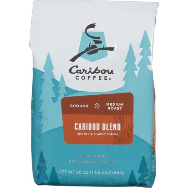 Caribou Coffee Medium Roast Ground - 567g Bag