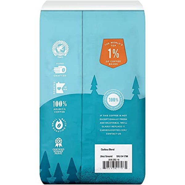 Caribou Coffee Medium Roast Ground - 567g Bag