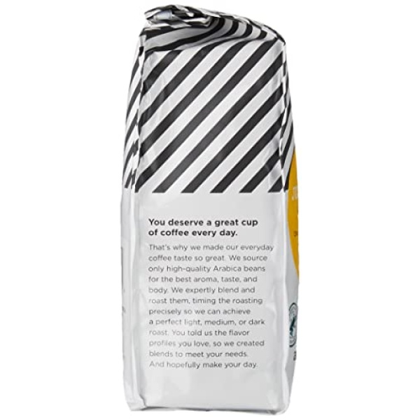 Amazon Fresh Light Roast Whole Bean Coffee, 340g