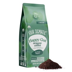 Four Sigmatic Happy Gut Organic Coffee with Chaga & Turkey Tail, 340g