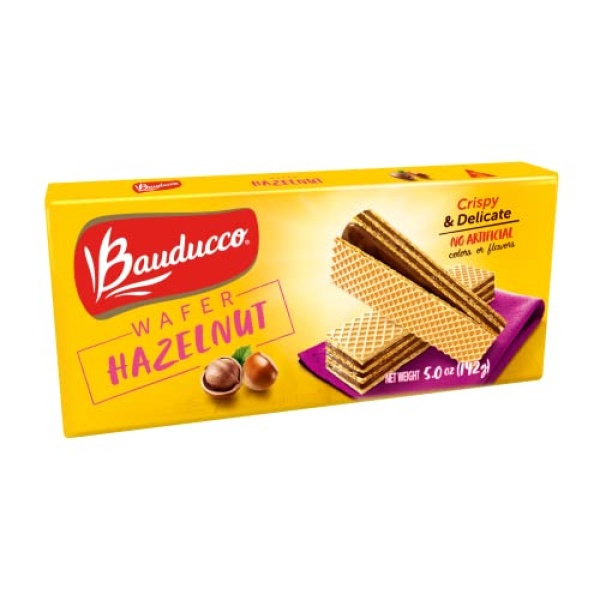 Bauducco Hazelnut Wafers - 142g Pack