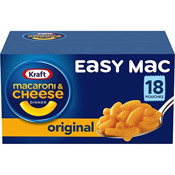 Kraft Easy Mac Original Mac & Cheese (18 Packets)