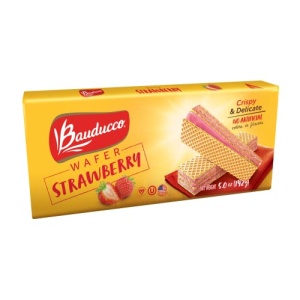 Bauducco Strawberry Wafers - 142g Pack