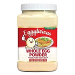 Eggylicious Whole Egg Powder, 454g, Non-GMO, No Additives