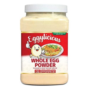 Eggylicious Whole Egg Powder, 454g, Non-GMO, No Additives
