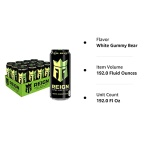 Reign White Gummy Bear Fitness Drink, 473ml (Pack of 12)