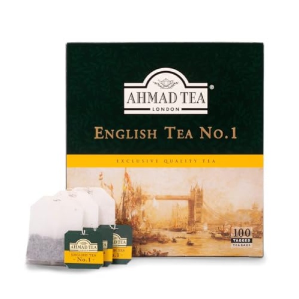 Ahmad English Tea No.1 Teabags, 100 ct - Caffeinated