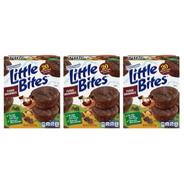 Entenmann's Little Bites Fudge Brownie Mini Muffins 3pk