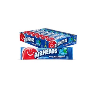 Airheads Blue Raspberry Taffy, 36 Bars, 30g