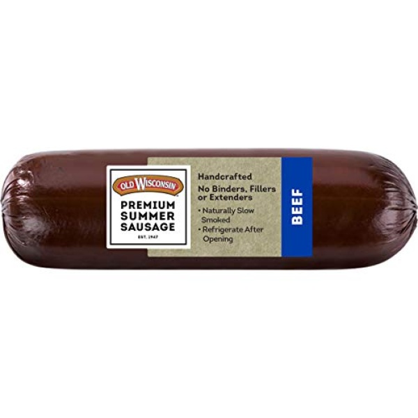 Old Wisconsin Premium Summer Sausage, 227g, Beef Flavor