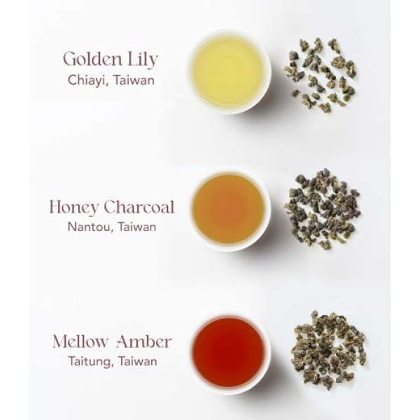 OOTINE Taiwan Oolong Tea Sampler Gift Set (3 Flavors)