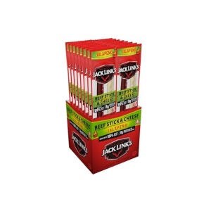 Jack Link’s Jalapeno Beef & Cheese Combo, 34g (Pack of 16)