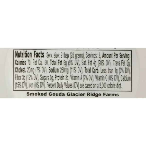Glacier Ridge Smoked Gouda Spreadable Cheese 227g