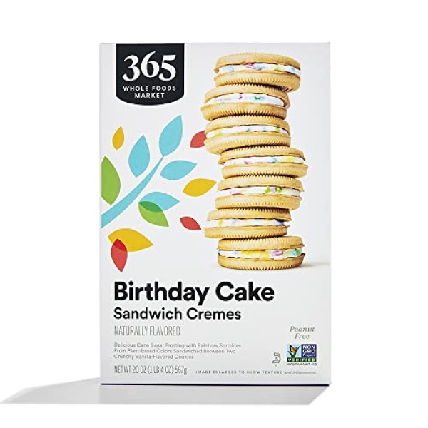 365 by Whole Foods, Birthday Cake Sandwich Creme, 567g