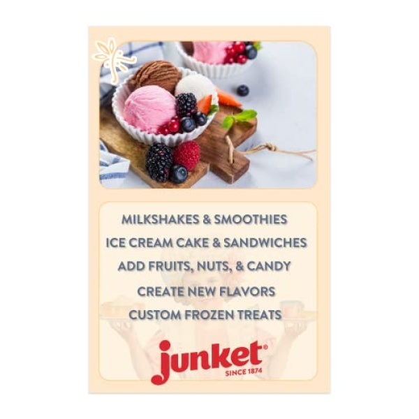 Junket Ice Cream Mix Simply Strawberry, 113g (Pack of 1)
