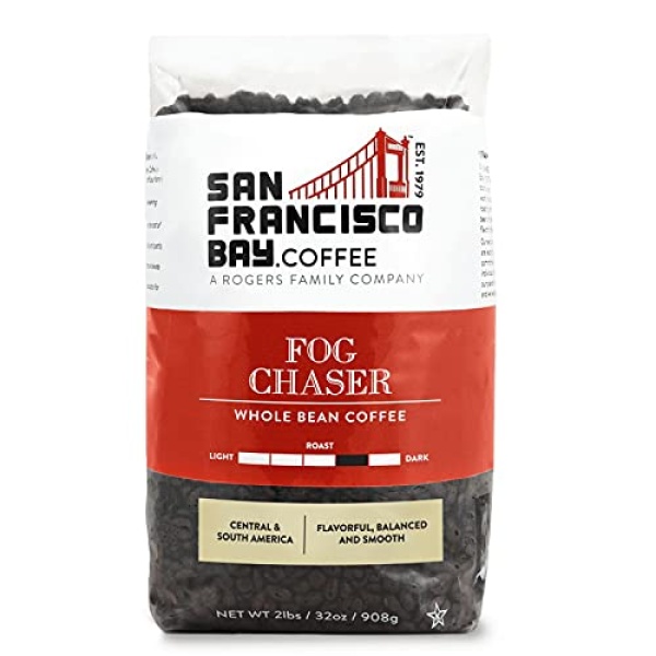 SF Bay Whole Bean Coffee - Fog Chaser (907g), Med Dark Roast