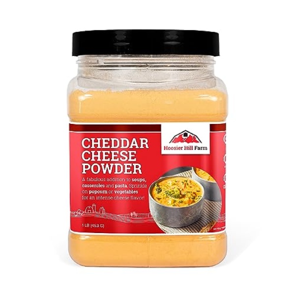 Hoosier Hill Farm Cheddar Cheese Powder, 454g