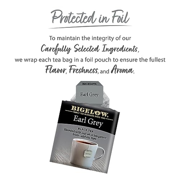 Bigelow Earl Grey Black Tea, 120 Bags (Pack of 6)