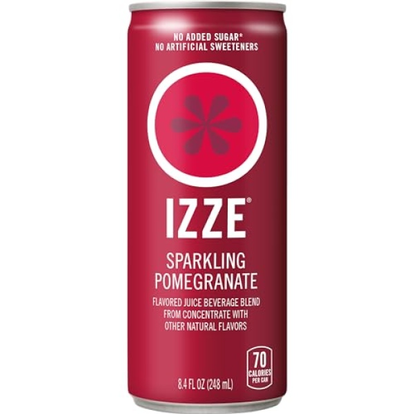 IZZE Sparkling Juice, 4 Flavor Variety Pack, 250 ml, 24 Pack