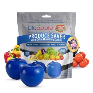 Bluapple Produce Saver with Activated Carbon - 2 Pack