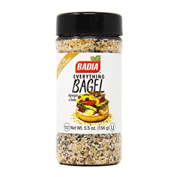 Badia Everything Bagel Mix Seasoning, 156g Bottle