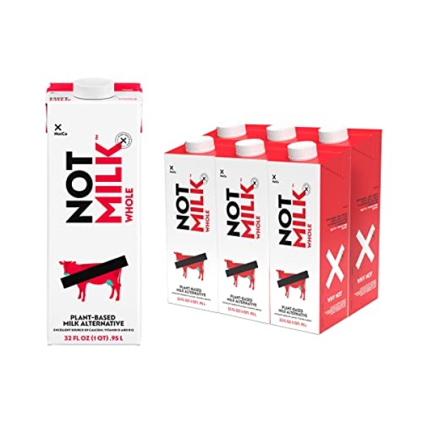 NotMilk Whole Plant-Based Milk, 946ml, 6-Pack