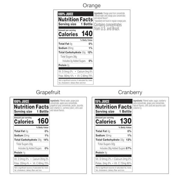 Tropicana Juice Beverage, 3 Flavors, 300 ml (Pack of 24)