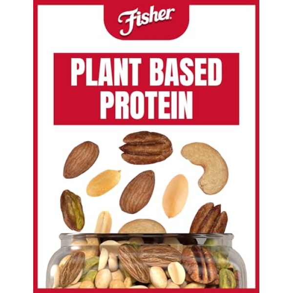 Fisher Oven Roasted Mixed Nuts with Peanuts, 680g
