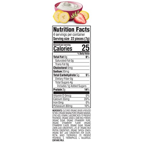 Happy Baby Greek Yogis, Strawberry & Banana, 28g